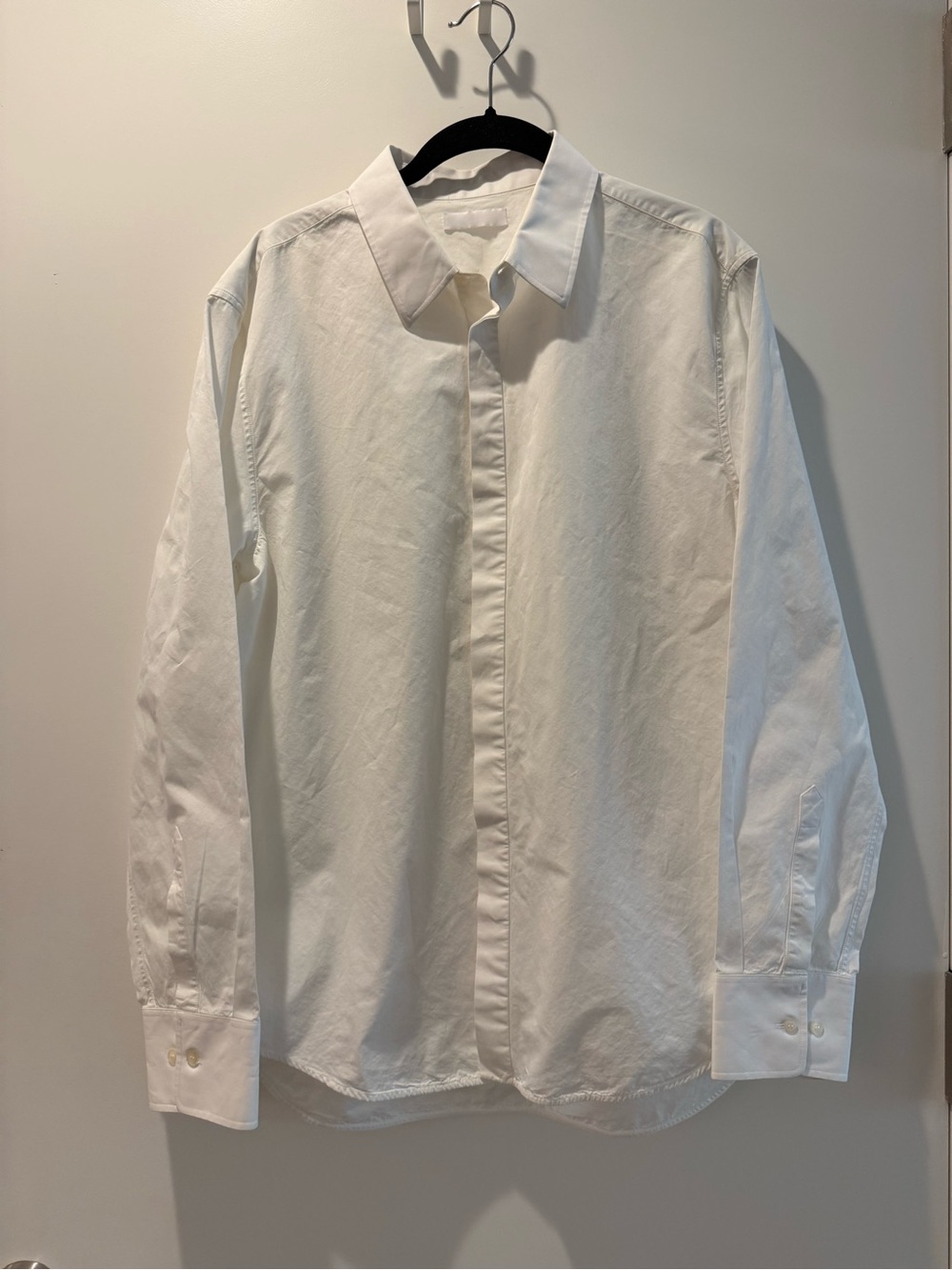 WARDROBE.NYC White Button-Down Women's Shirt